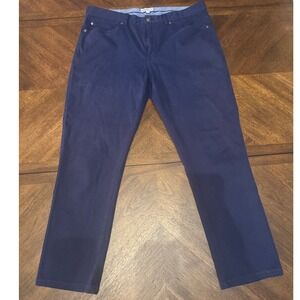 Peter‎ Millar Mens Size 36 Navy Blue Pants Casual Dress Chinos |E1